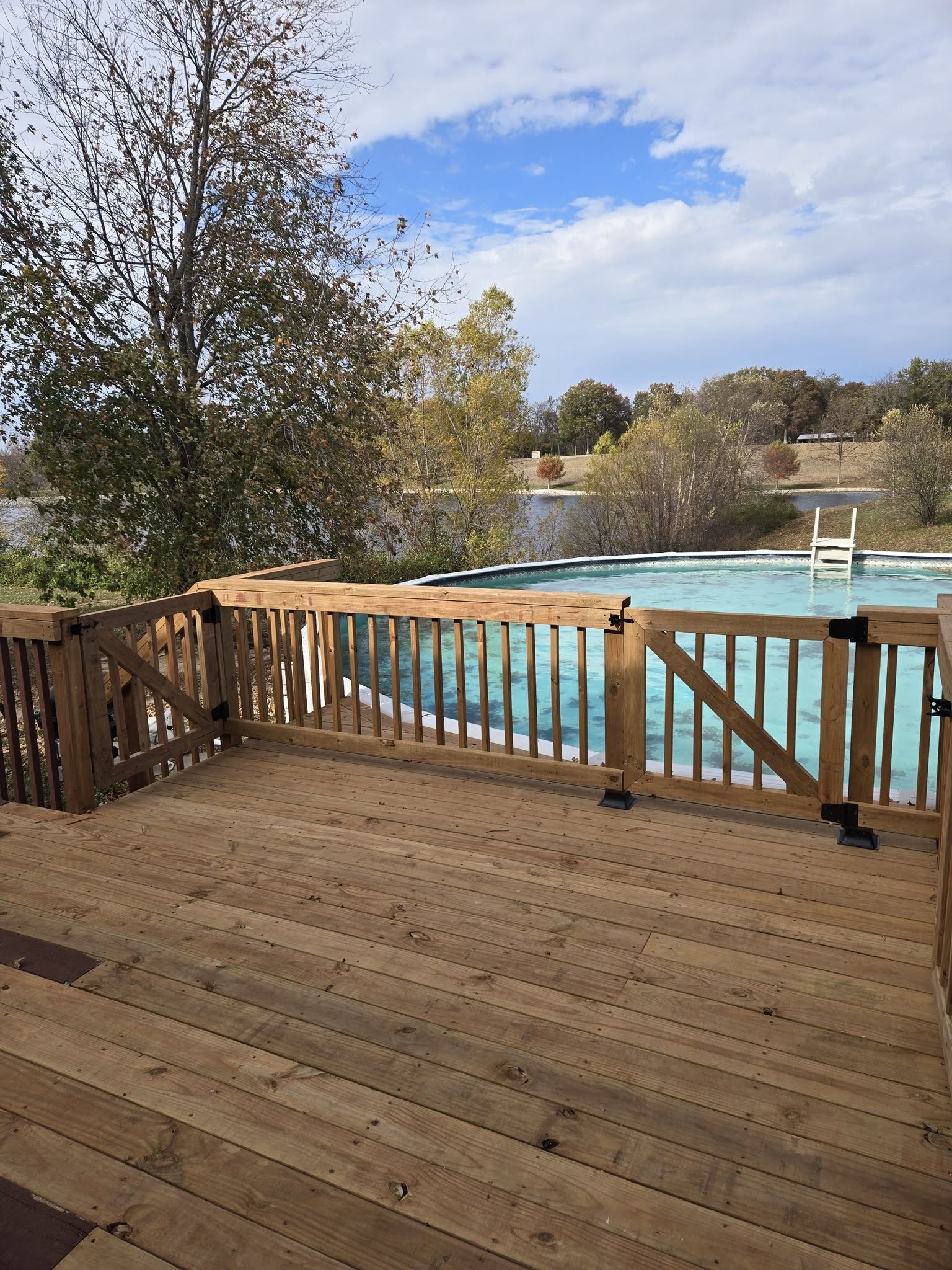 CUSTOM DECK REFINISHING completed construction project